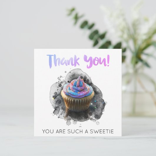 *~ AP99 Cup Cake DANKE (Stehend Vorderseite)