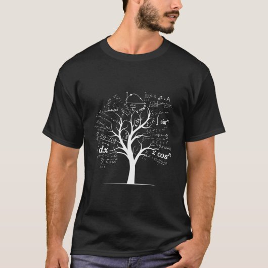 Ap Calculus Algebra Baum Mathelehrer Nerd Geek T-Shirt (Vorderseite)