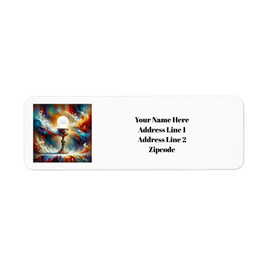 AP Communion Host und Chalice Expressionist Effect (Vorne)