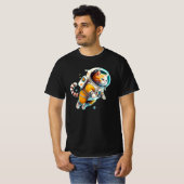 ap lang space cat - Astronautenkatze T-Shirt (Vorne ganz)