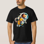 ap lang space cat - Astronautenkatze T-Shirt (Vorderseite)