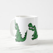 AP, lustige AlligatorTasse Kaffeetasse (Vorderseite Links)