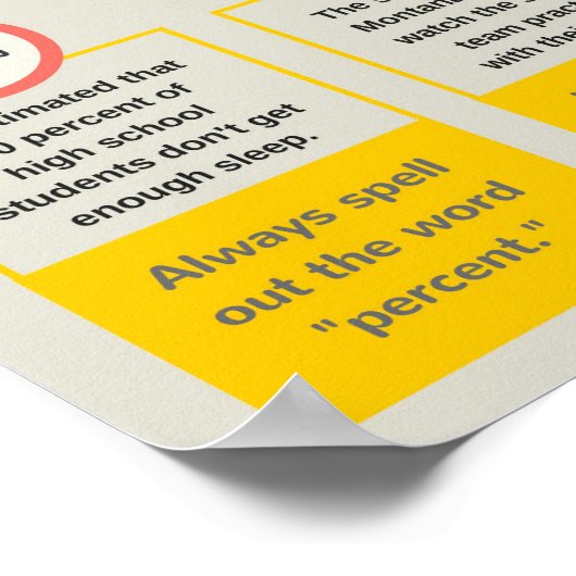 AP Style Rules Poster (Ecke)