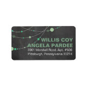 AP Stylish Strands | Kalkbrettminze Adressaufkleber (Vorne)