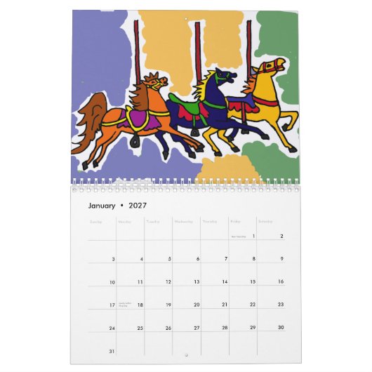 AP, Volkskunst-Kalender 2013 Kalender (Jan 2027)