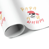 apa Au Rhum Drinker Funny Spaß Geschenkpapier (Rolleneckpunkt)