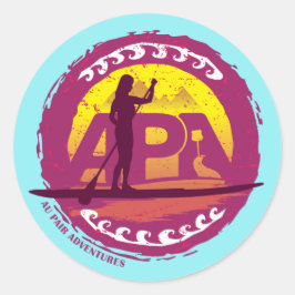 APA-Aufkleber Runder Aufkleber
