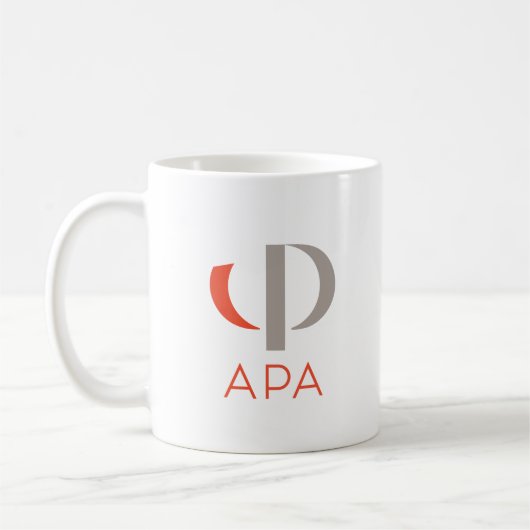 APA Logo-Tasse Kaffeetasse (Links)
