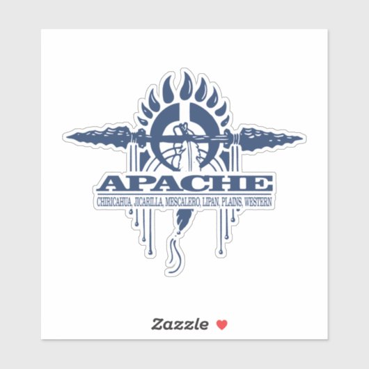 Apache 2 aufkleber (Blatt)