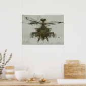 Apache Attack Hubschrauber Poster (Küche)