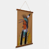 Apache Ben Wandteppich Mit Holzrahmen (Gewinkelt)