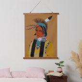 Apache Ben Wandteppich Mit Holzrahmen (Schlafzimmer)