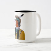 Apache Ben Zweifarbige Tasse (VorderseiteRechts)