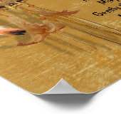 Apache Blessing Dreamcatcher Poster (Ecke)