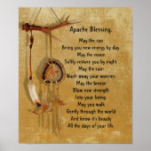 Apache Blessing Dreamcatcher Poster (Vorne)