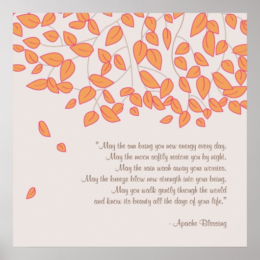 Apache Blessing Poster (Vorne)