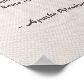 Apache Blessing Poster (Ecke)