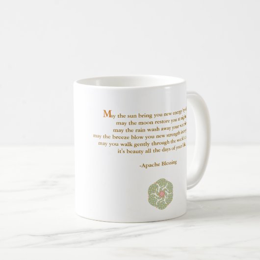 Apache Blessing-Tasse Kaffeetasse (VorderseiteRechts)