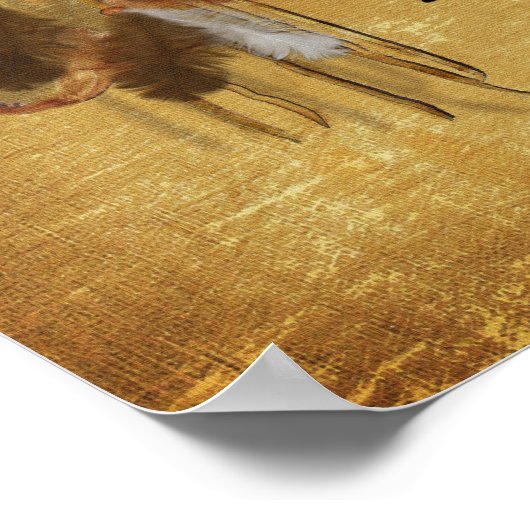 Apache Blessing Traumcatcher-Poster Poster (Ecke)