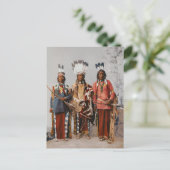 Apache Chiefs Garfield Ouche Te Foya 1899 Postkarte (Stehend Vorderseite)