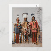Apache Chiefs Garfield Ouche Te Foya 1899 Postkarte (Vorne/Hinten)