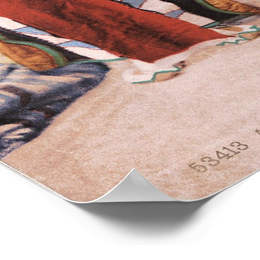 Apache Chiefs Garfield, Ouche-te Foya und Sanches. Poster (Ecke)