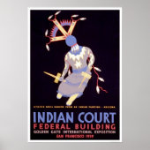 Apache Devil Dancer 1939 WPA Poster (Vorne)