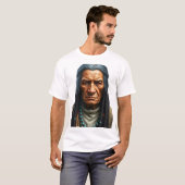 Apache Elder Face Illustration T-Shirt (Vorne ganz)
