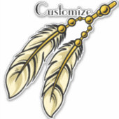 Apache Feathers Thunder_Cove Aufkleber (Vorderseite)