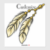 Apache Feathers Thunder_Cove Aufkleber (Blatt)