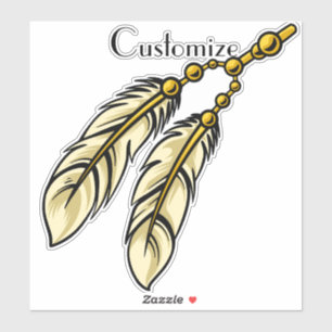 Apache Feathers Thunder_Cove Aufkleber