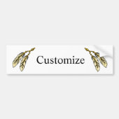 Apache Feathers Thunder_Cove Autoaufkleber (Vorne)