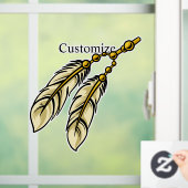 Apache Feathers Thunder_Cove Fensteraufkleber (Zuhause)