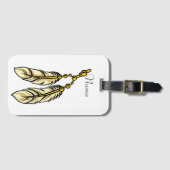 Apache Feathers Thunder_Cove Gepäckanhänger (Vorderseite (Horizontal))