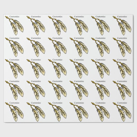 Apache Feathers Thunder_Cove Geschenkpapier (Flach)