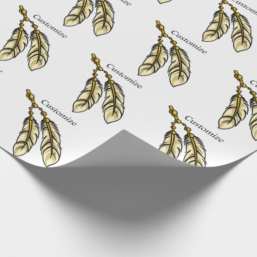 Apache Feathers Thunder_Cove Geschenkpapier (Ecke)
