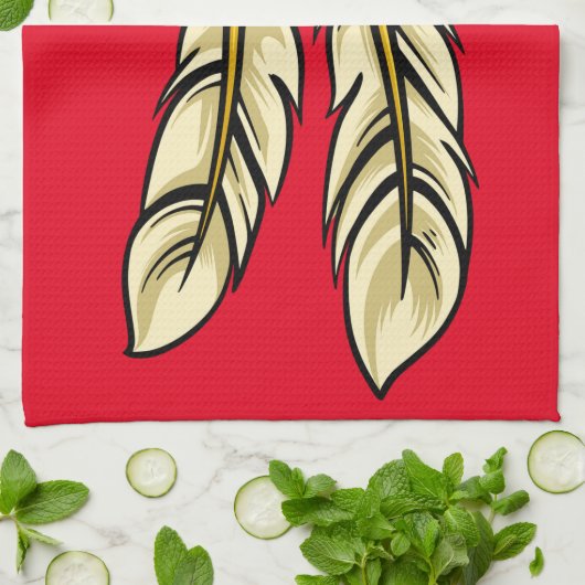 Apache Feathers Thunder_Cove Geschirrtuch (Gefaltet)