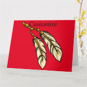 Apache Feathers Thunder_Cove Karte (Gelbe Blume)