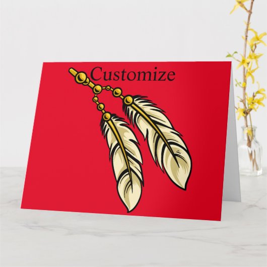 Apache Feathers Thunder_Cove Karte (Gelbe Blume)