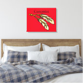Apache Feathers Thunder_Cove Leinwanddruck (Insitu (Schlafzimmer))