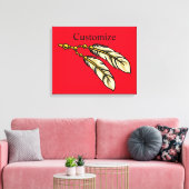 Apache Feathers Thunder_Cove Leinwanddruck (Insitu (Wohnzimmer))