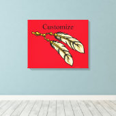 Apache Feathers Thunder_Cove Leinwanddruck (Insitu (Holzboden))