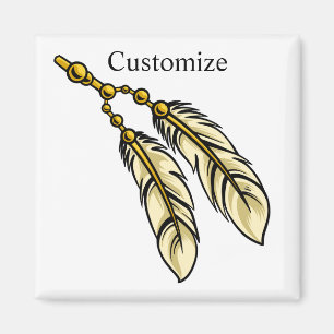 Apache Feathers Thunder_Cove Magnet