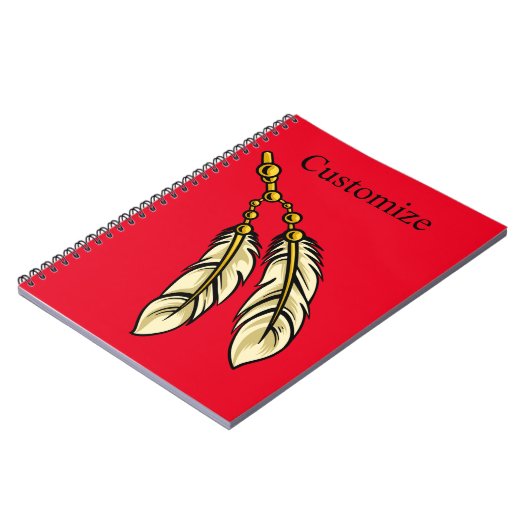 Apache Feathers Thunder_Cove Notizblock (Linke Seite)