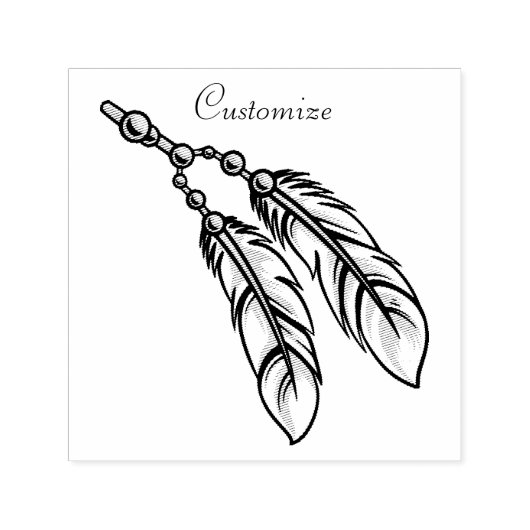 Apache Feathers Thunder_Cove Permastempel (Design)