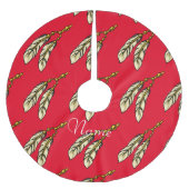 Apache Feathers Thunder_Cove Polyester Weihnachtsbaumdecke (Vorderseite)
