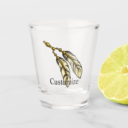 Apache Feathers Thunder_Cove Schnapsglas (Vorderseite)