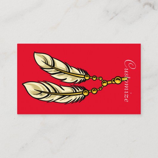 Apache Feathers Thunder_Cove Visitenkarte (Rückseite)