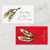 Apache Feathers Thunder_Cove Visitenkarte (Vorne/Hinten)