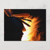 "Apache Fire" Postkarte (Vorderseite)